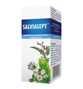 SALVIASEPT, koncentrat do sporządzania roztworu do płukania gardła, 38 ml