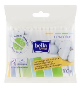 Bella, patyczki higieniczne, 100 szt. (folia)