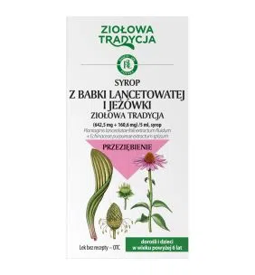Ziołowa Tradycja Syrop z babki lancetowatej i jeżówki, (642,5 mg + 160,6 mg)/5 ml, syrop, 125 g