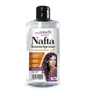 New Anna Cosmetics, nafta kosmetyczna, płyn z witaminą A+E, 100 ml