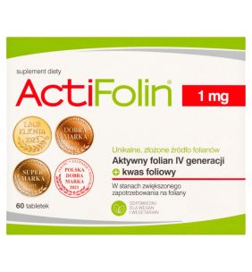 ActiFolin, 1 mg, tabl.powl., 60 szt