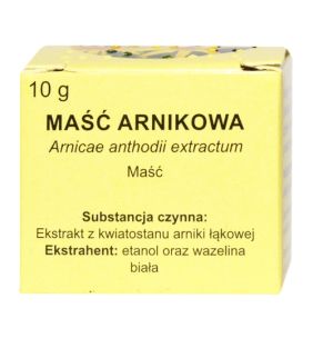 MAŚĆ ARNIKOWA, Arnicae anthodii extractum, Maść
