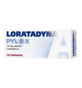 Loratadyna Pylox, 10 mg, tabletki, 10 szt.