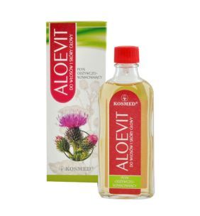 Aloevit, płyn odżywczo-wzmacniający, ziołowa wcierka do włosów i skóry głowy, 100 ml