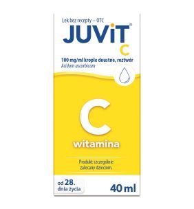 JUVIT C, 100 mg/ml, krople doustne, roztwór, 40 ml