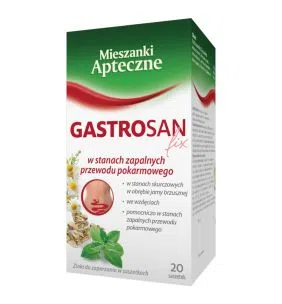 Gastrosan fix, zioła do zaparzania w saszetkach, 2 g, 20 szt.