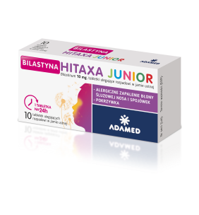 Bilastyna Hitaxa Junior, 10 mg,tabl.uleg.rozp.w j.ustn,10szt