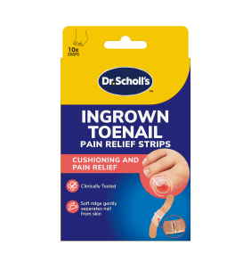 Dr.Scholl's, paski przeciwbólowe na wrastające paznokcie stóp, 10 szt.
