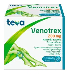 Venotrex, 200 mg, kaps.twarde, 64 szt