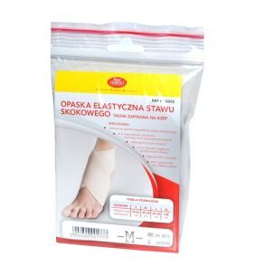 Pani Teresa Opaska elastyczna stawu skokowego, rozmiar M (z taśmą), 1 szt.