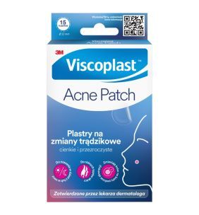Plast.Viscoplast na zmiany trądzikowe, 15 szt
