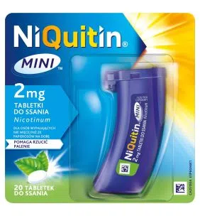 Niquitin Mini, 2 mg, tabl.do ssania, 20 szt,pojem.