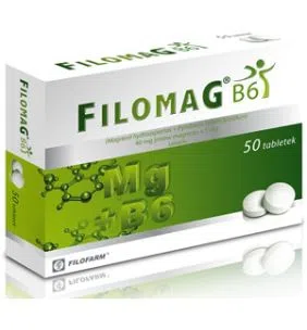 Filomag B6, 40 mg + 5 mg, tabletki, 50 szt.