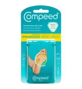Compeed Plastry na zrogowacenia na podeszwach, 6 szt.