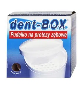 Dentbox, pudełko na protezy zębowe, 1 szt.