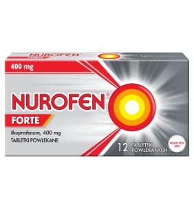 Nurofen Forte, 400 mg, tabletki powlekane, 12 szt.