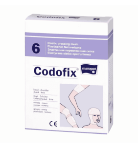 Codofix,siatka op. elast.,nr. 6,(głowa,ramię,podud,kolan) 1m