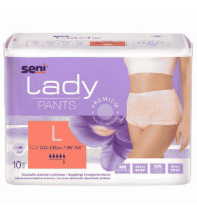 Seni Lady Pants, majtki chłonne, r.L, 30 szt