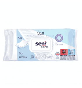 Seni Care Soft, chusteczki, pielęgnacyjne, 80 szt
