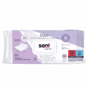 Seni Care Maxi, chusteczki, pielęgnacyjne, 3w1,XXXL, 52 szt
