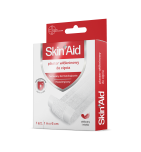 Skin Aid, Plaster Włókninowy Do Cięcia, 1m X 6cm