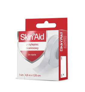 Skin Aid, Przylepiec Tkaninowy, 4,5m X 1,25cm