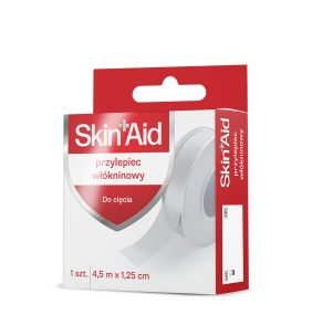 Skin Aid, Przylepiec Włókninowy, 4,5m X 1,25cm