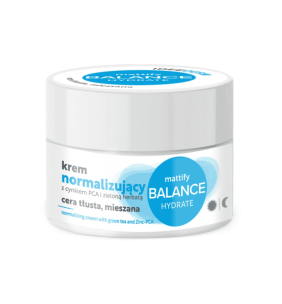 Idee Derm, krem normalizujący z cynkiem PCA i zieloną herbatą, 50 ml