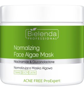 Bielenda Acne Free ProExpert, normalizująca maska algowa, 160 g