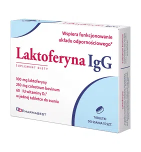 Laktoferyna IgG, tabletki do ssania, 15 szt.