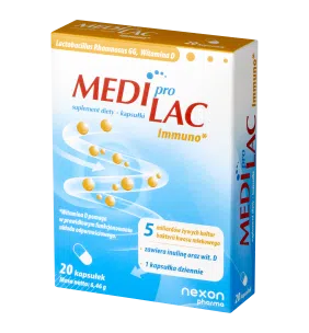 Nexon Pharma Mediprolac Immuno, kapsułki, 20 szt.