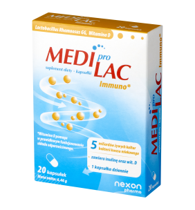 Nexon Pharma Mediprolac Immuno, kapsułki, 20 szt.