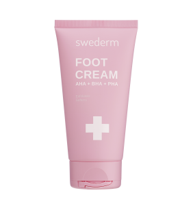 Swederm Foot Cream AHA+BHS+PHA, krem złuszczający do stóp, 75 ml
