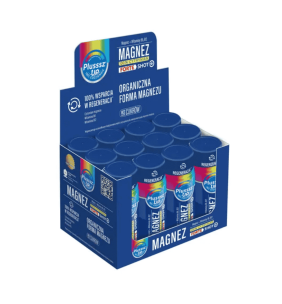 Plusssz Up Magnez 100% Cytrynian Forte Shot, płyn, 50ml x12