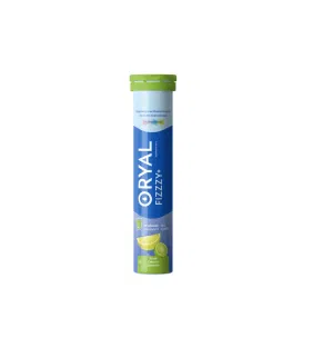 Oryal Fizzzy+, tabletki musujące, smak cytryna, limonka, 20 szt.