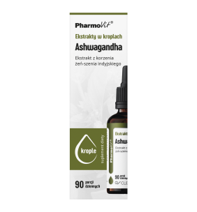 Ekstrakty w krop.Ashwagandha Clean label Pharmovit, 30 ml