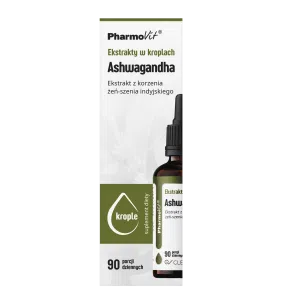 Ekstrakty w krop.Ashwagandha Clean label Pharmovit, 30 ml
