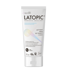Latopic, aktywny krem do twarzy i ciała, 75 ml