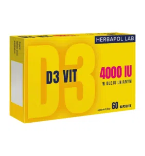 D3 Vit 4000 Herbapol Lab, kapsułki, 60 szt