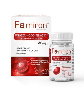 Fe-miron, kapsułki twarde, 30 szt.