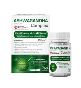 Ashwagandha Complex, kapsułki twarde, 60 szt.