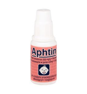 Aphtin, 200 mg/g, płyn do stosowania w jamie ustnej, 10 g