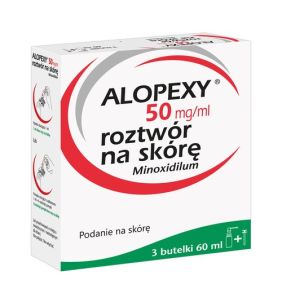 Alopexy, 5 %, roztwór na skórę, 60 ml x 3 butelki PET