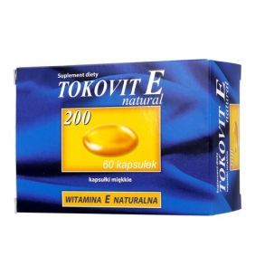 Tokovit E 200 natural, kapsułki elastyczne, 60 szt.