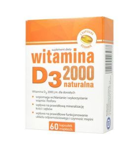 Witamina D3 2000, kapsułki miękkie, 60 szt.