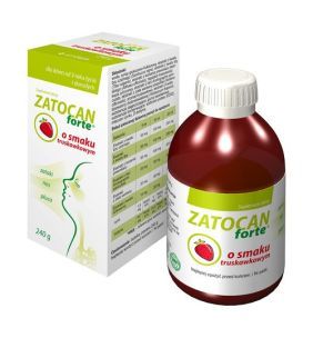 Zatocan Forte, płyn, o smaku truskawkowym, 240 g