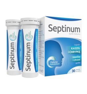 Septinum, tabletki do ssania na kaszel i chrypkę, 30 szt.