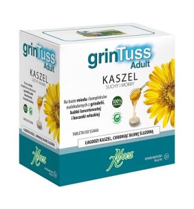 GrinTuss Adult, tabletki do ssania, 20 szt.