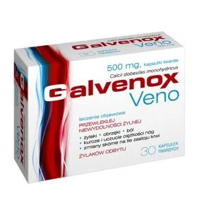 Galvenox Veno, 500 mg, kapsułki twarde, 30 szt.