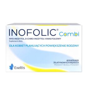 Inofolic combi, kapsułki żelatynowe miękkie, 60 szt.